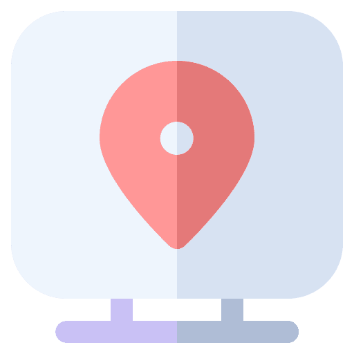 Computer navigation marker pin icon Computer navigation marker pin icon