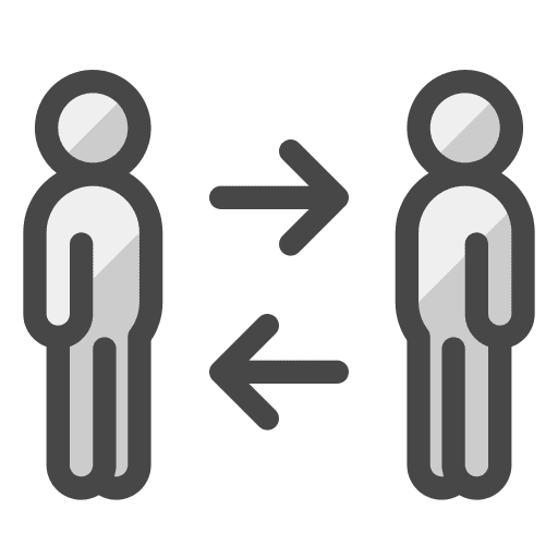 People sell order people icon