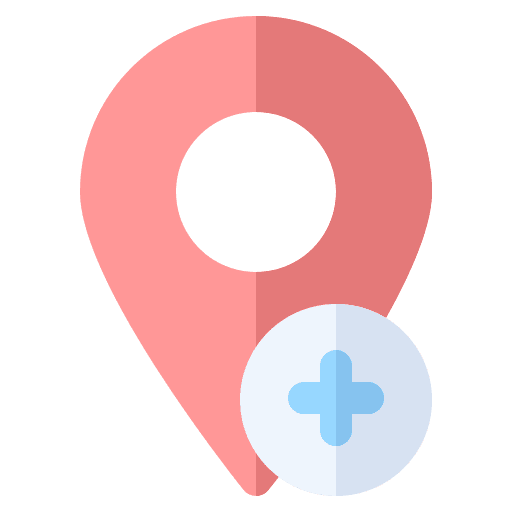 Plus add pin marker icon Plus add pin marker icon