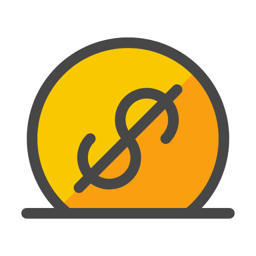 Coin economy market savings icon Coin economy market savings icon
