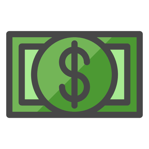 Paper money shopping economy trade icon Paper money shopping economy trade icon