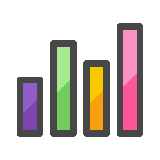 Bars analytics commerce and shopping sales icon Bars analytics commerce and shopping sales icon