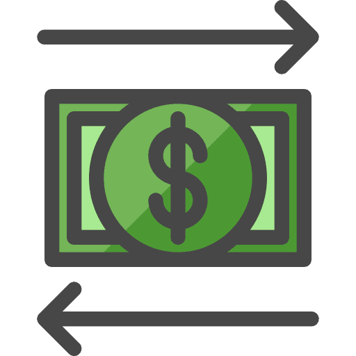 Money trade money shop icon Money trade money shop icon