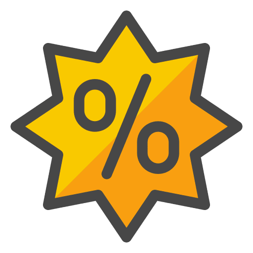 Percent percent market trade icon Percent percent market trade icon