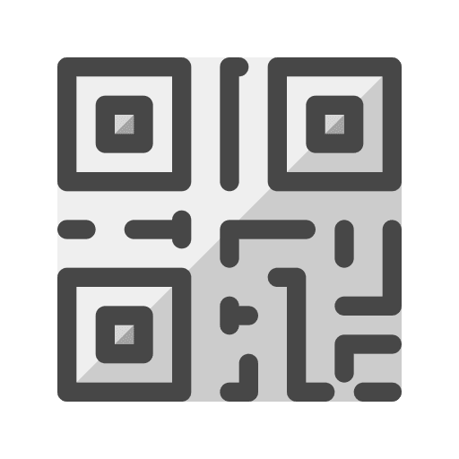Qr code scan business market icon Qr code scan business market icon