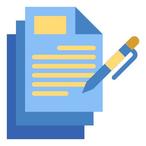 Document document contract notes icon