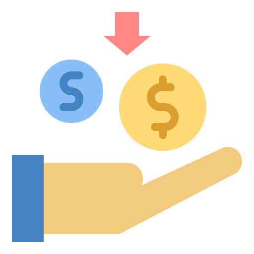 Income chart income arrow icon Income chart income arrow icon