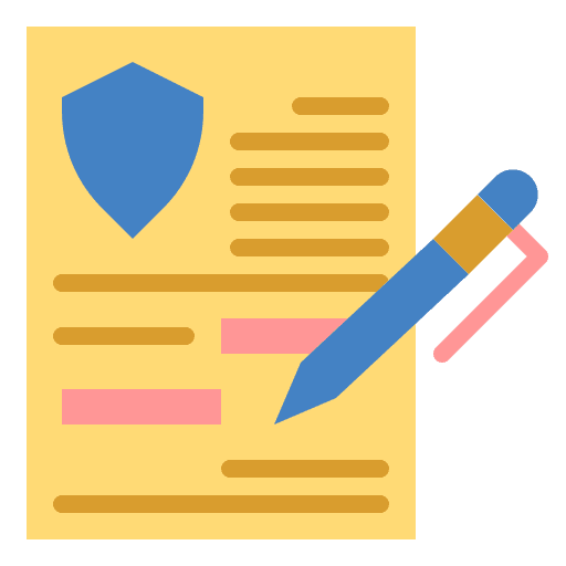 Insurance insurance report security icon Insurance insurance report security icon