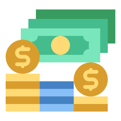 Money cash business and finance rich icon Money cash business and finance rich icon