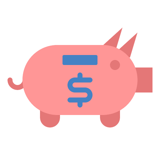 Piggy bank business and finance saving coin icon Piggy bank business and finance saving coin icon