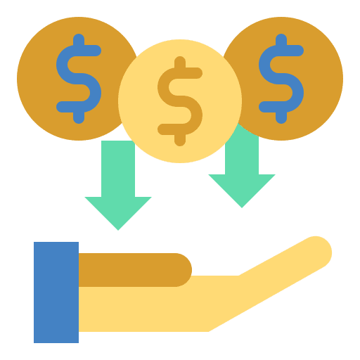 Profit bank revenue business and finance icon Profit bank revenue business and finance icon