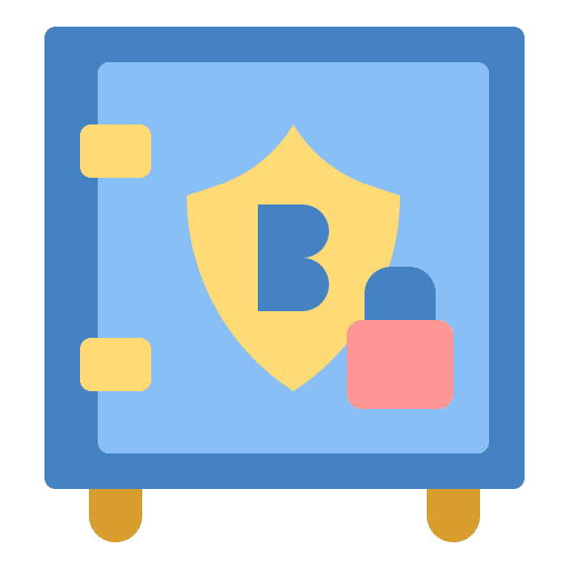 Security box business and finance safe deposit economy icon Security box business and finance safe deposit economy icon