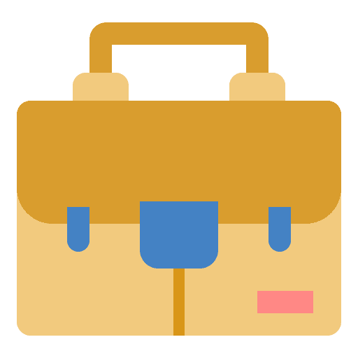 Suitcase business and finance briefcase portfolio icon Suitcase business and finance briefcase portfolio icon