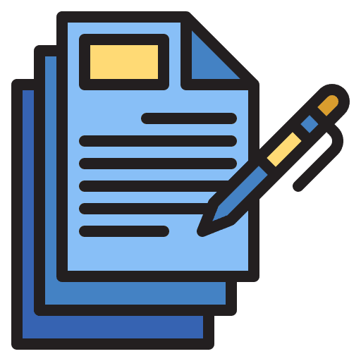 Document document paper pencil icon