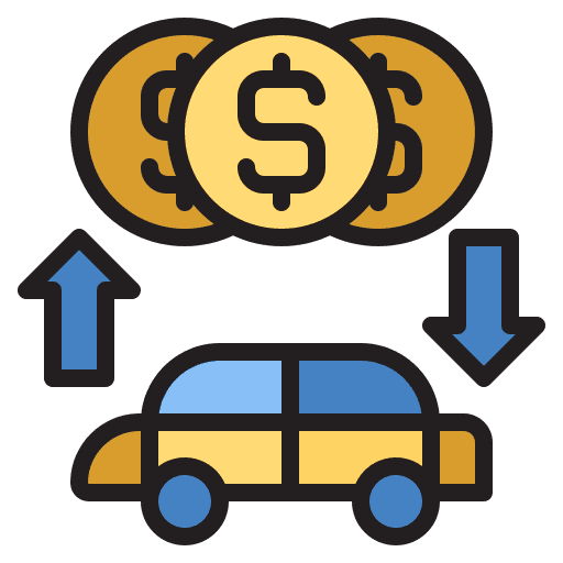Car loan car transport vehicle icon Car loan car transport vehicle icon