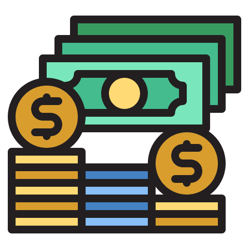 Money banknote coin money icon Money banknote coin money icon