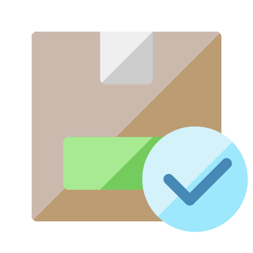 Box full checklist shipping and delivery icon Box full checklist shipping and delivery icon