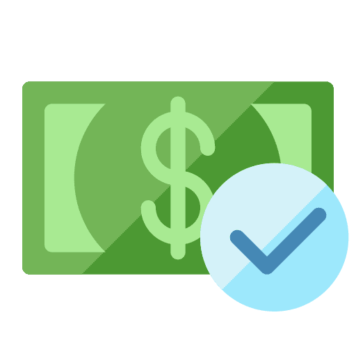 Money real shop market icon