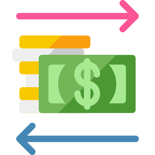 Money shop market economy icon Money shop market economy icon