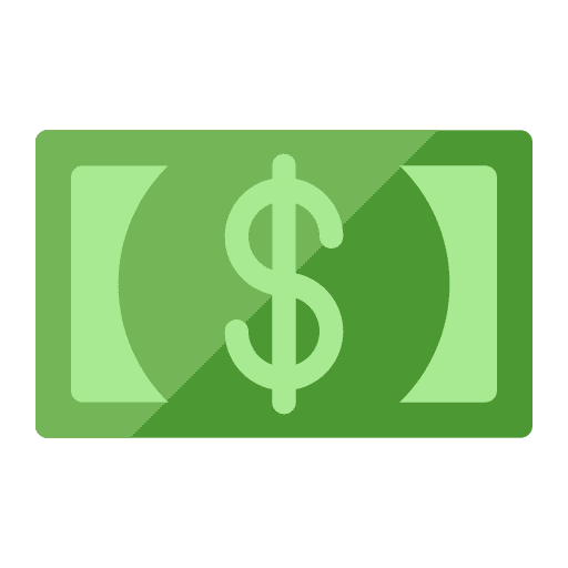 Paper money shopping balance money icon Paper money shopping balance money icon