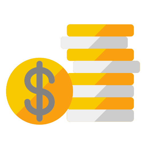 Coins market coins business and finance icon Coins market coins business and finance icon