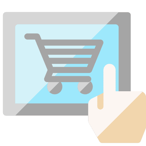 Tablet online shop ecommerce shopping icon Tablet online shop ecommerce shopping icon