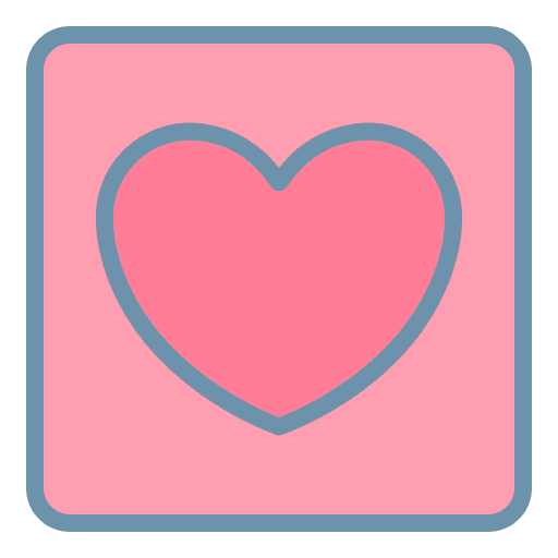 Love interface ticker love icon Love interface ticker love icon