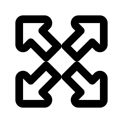 Maximize pointer direction arrow arrow icon