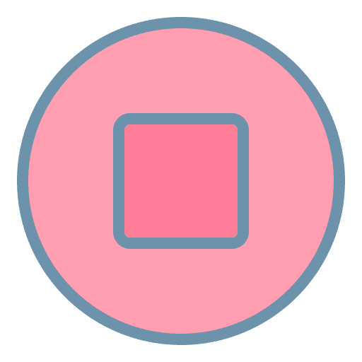 Stop music player video player sign icon Stop music player video player sign icon