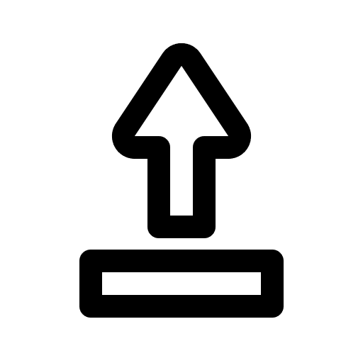 Upload arrow arrow symbol arrow pointer icon