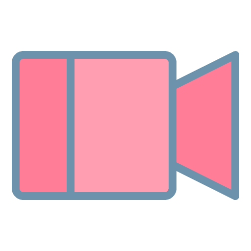 Video movie interface video camera icon Video movie interface video camera icon