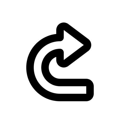 Curved arrow symbols directional direction icon Curved arrow symbols directional direction icon