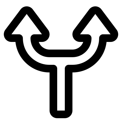 T junction direction direction arrow directional icon T junction direction direction arrow directional icon