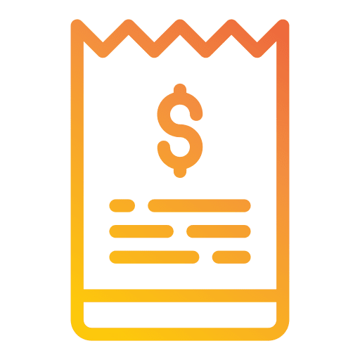 Invoice commerce payment bill icon