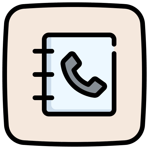 Phone book contact book telephone book ui icon Phone book contact book telephone book ui icon