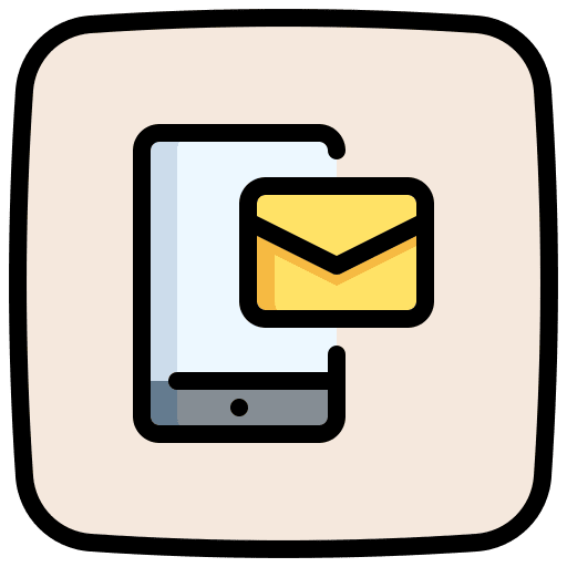 Email mobile phone message email icon Email mobile phone message email icon