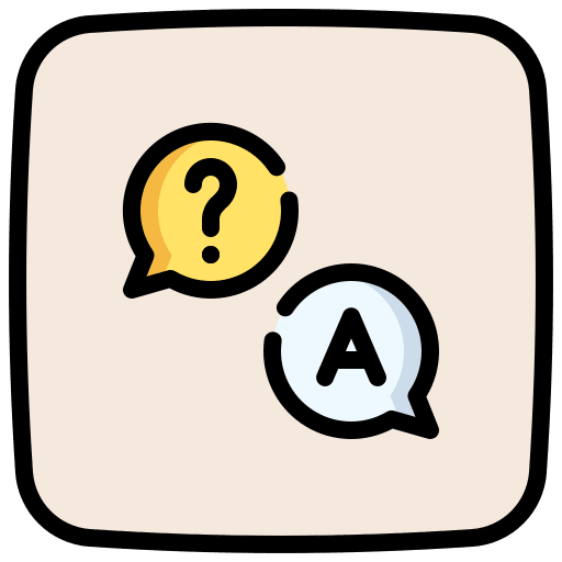 Faq conversations answer communications icon Faq conversations answer communications icon