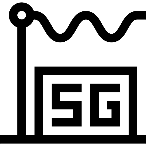 5g technology wireless bars icon