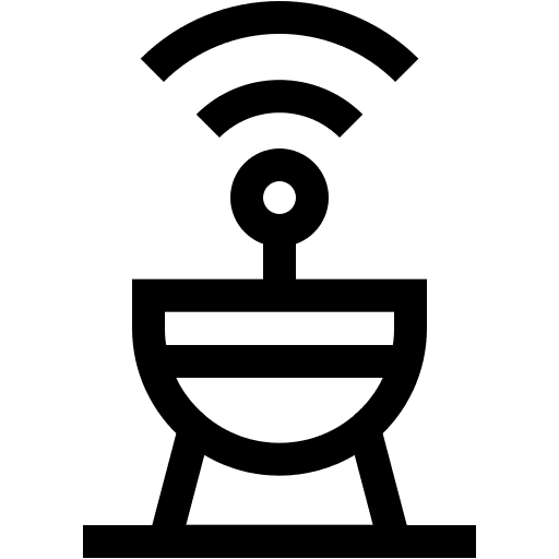 Satellite dish communications satellite dish satellite icon