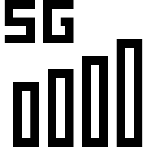 Signal connectivity coverage signal icon Signal connectivity coverage signal icon
