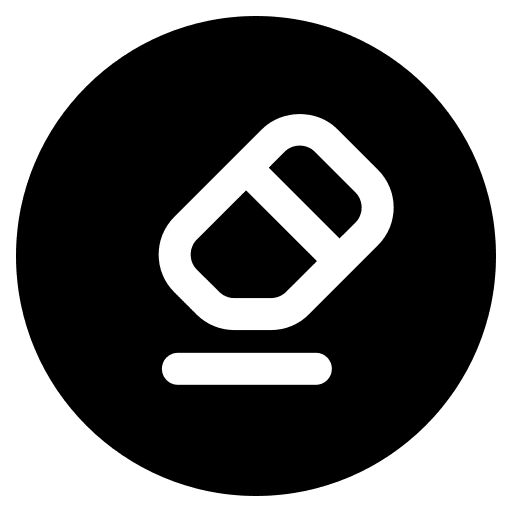 Eraser clear format text edition edit tools icon Eraser clear format text edition edit tools icon