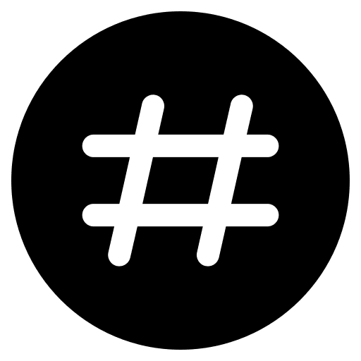 Hashtag interface symbol ui icon Hashtag interface symbol ui icon