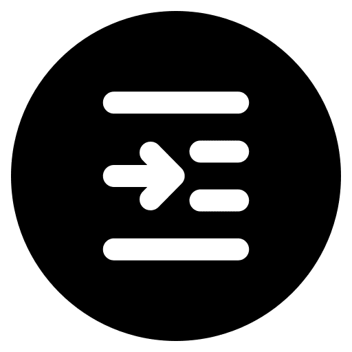 Right indent alignment ui paragraph icon Right indent alignment ui paragraph icon