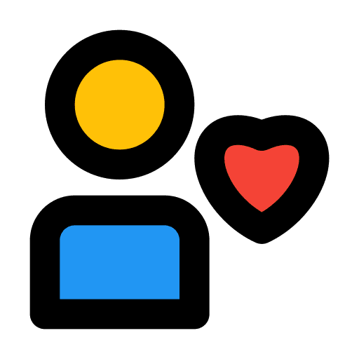Follower user friendly love friend icon Follower user friendly love friend icon