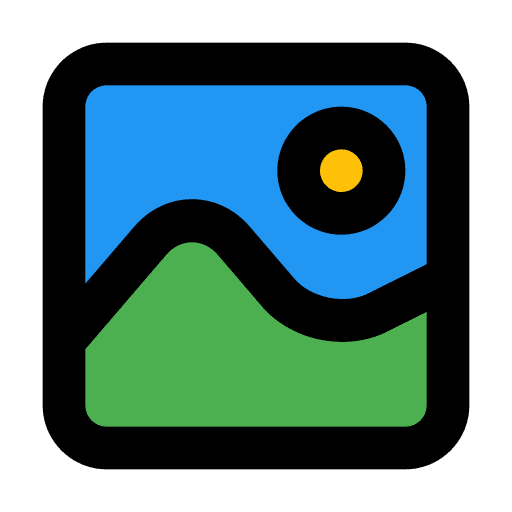 Image ui landscape image placeholder icon
