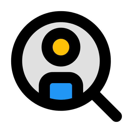 Search user user add detective icon