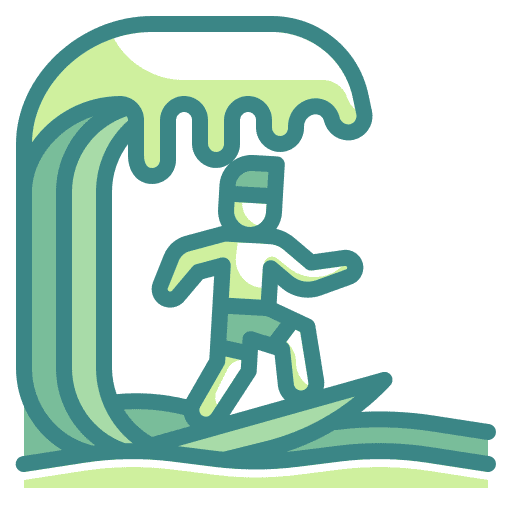 Surf summertime summer surfing icon