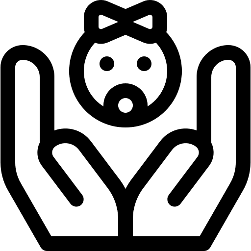 Care care hands protection icon
