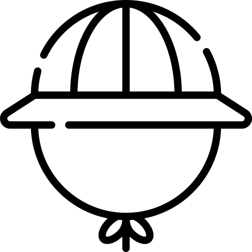 Hat clothes safari protection icon