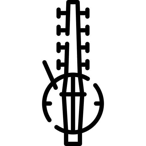 Kora african orchestra string instrument icon